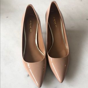 Coach Grand Patent ‘Warm Blush’ Pumps 7M